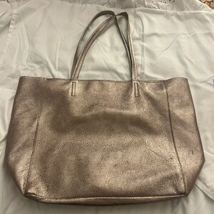 Elegant Metallic Tote Bag